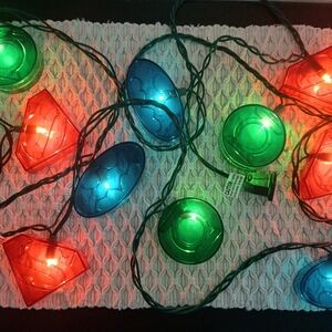 Justice League 10 Count String  Lights Green Lantern Batman  Superman Christmas